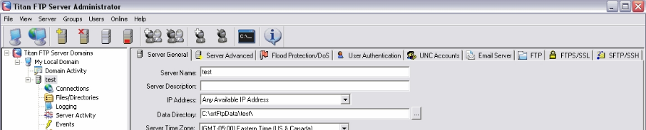 Titan FTP Server v9.00.1555_服务器教程